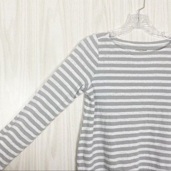 Eileen Fisher | Organic Linen Boat Neck Tunic - Picture 3 of 5